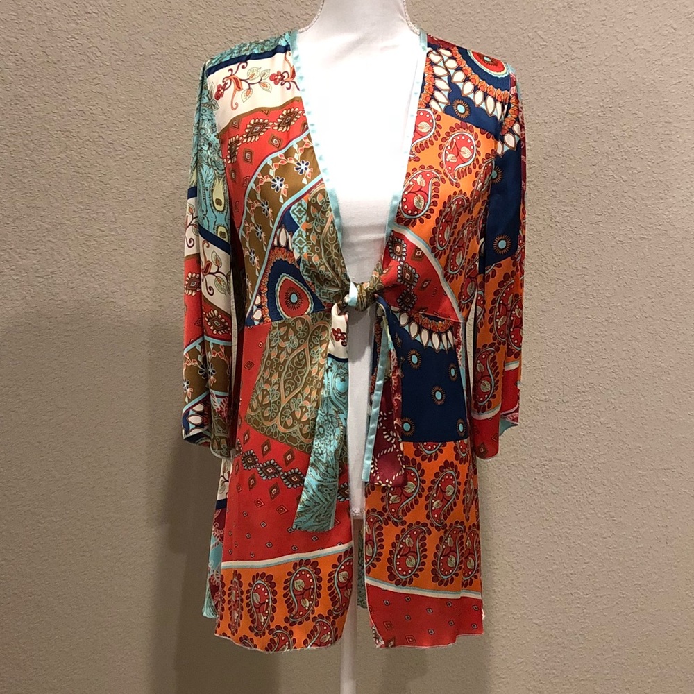 CAbi Tie Boho Kimono, Style 914
